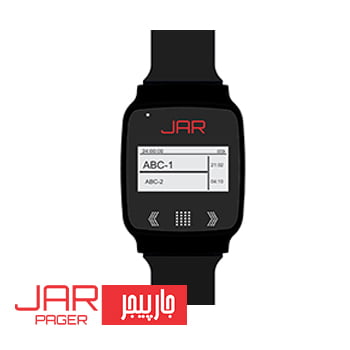 پیجر مچ بند ساعتی مدل JW-200 1 پیجر ساعتی یا پیجر مچ بند مدل JW-200 پیجر مچ بند ساعتی